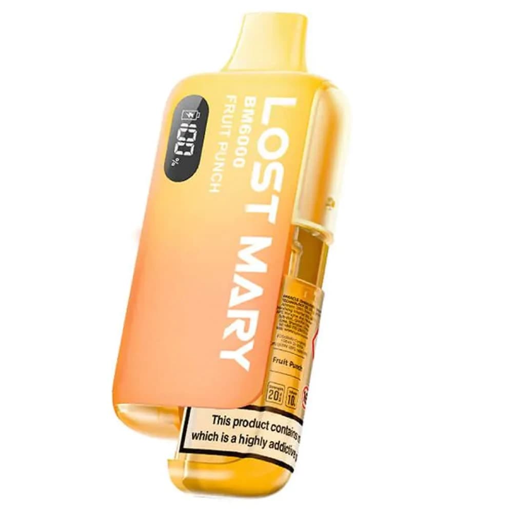  Fruit Punch Lost Mary Bm6000 Vape Kit Box of 5