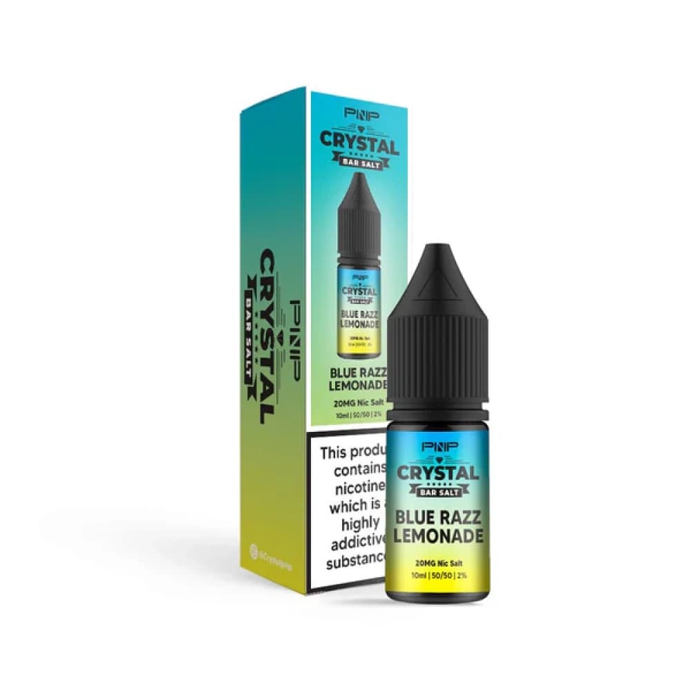  Blue Razz Lemonade / 10mg PNP Crystal Nic Salts 10ml Box of 10
