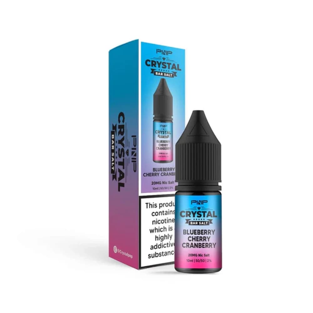  Blueberry Cherry Cranberry / 10mg PNP Crystal Nic Salts 10ml Box of 10