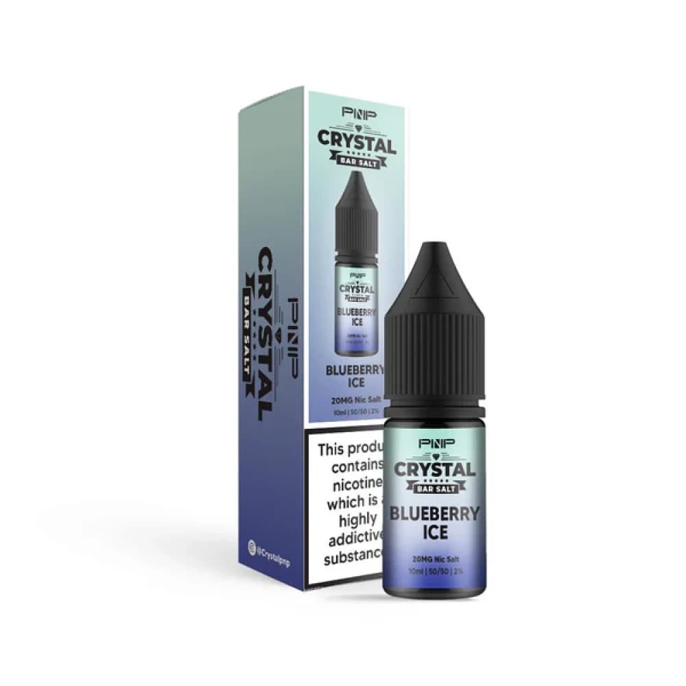  Blueberry Ice / 20mg PNP Crystal Nic Salts 10ml Box of 10