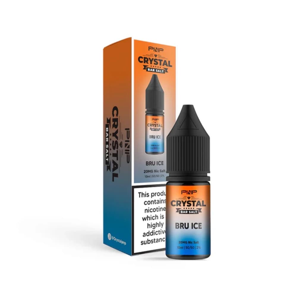  Bru Ice / 20mg PNP Crystal Nic Salts 10ml Box of 10