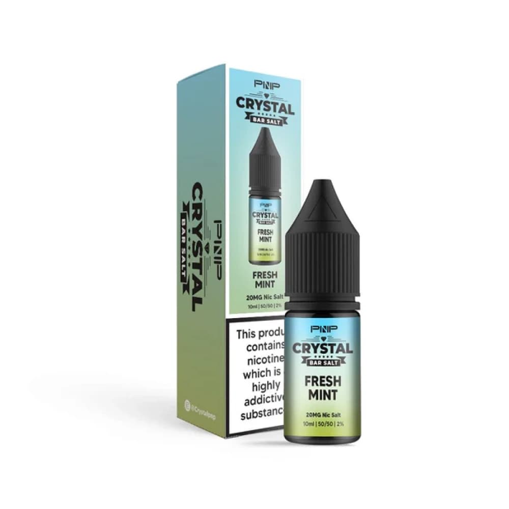  Fresh Mint / 10mg PNP Crystal Nic Salts 10ml Box of 10