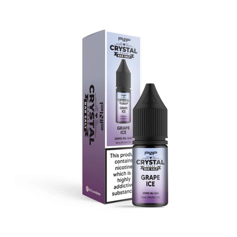  Grape Ice / 20mg PNP Crystal Nic Salts 10ml Box of 10