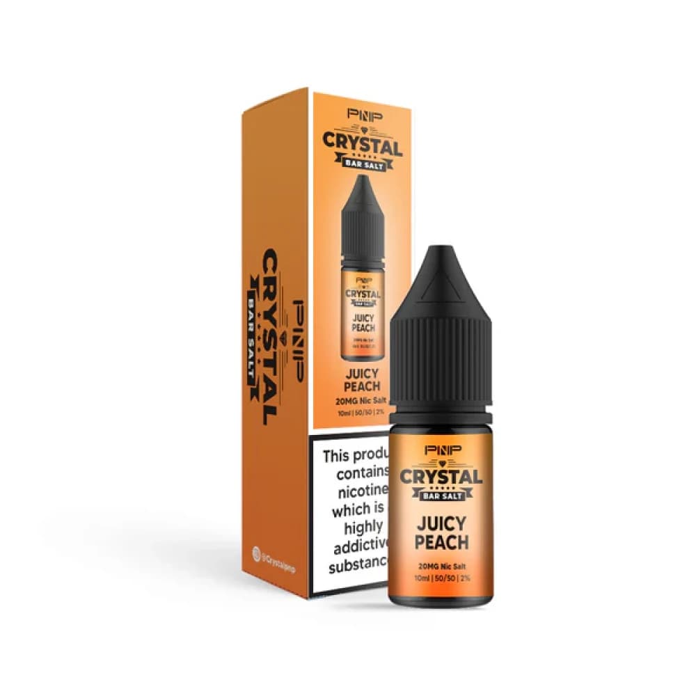  Juicy Peach / 20mg PNP Crystal Nic Salts 10ml Box of 10