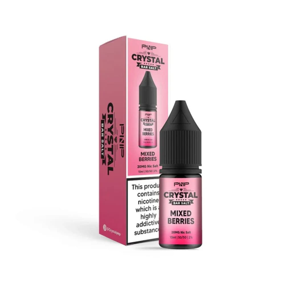  Mixed Berries / 10mg PNP Crystal Nic Salts 10ml Box of 10