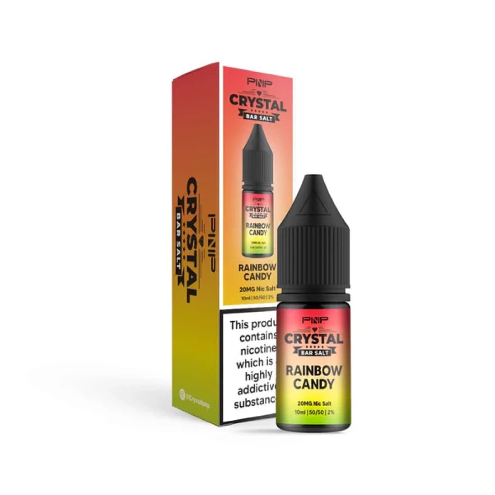  Rainbow Candy / 20mg PNP Crystal Nic Salts 10ml Box of 10