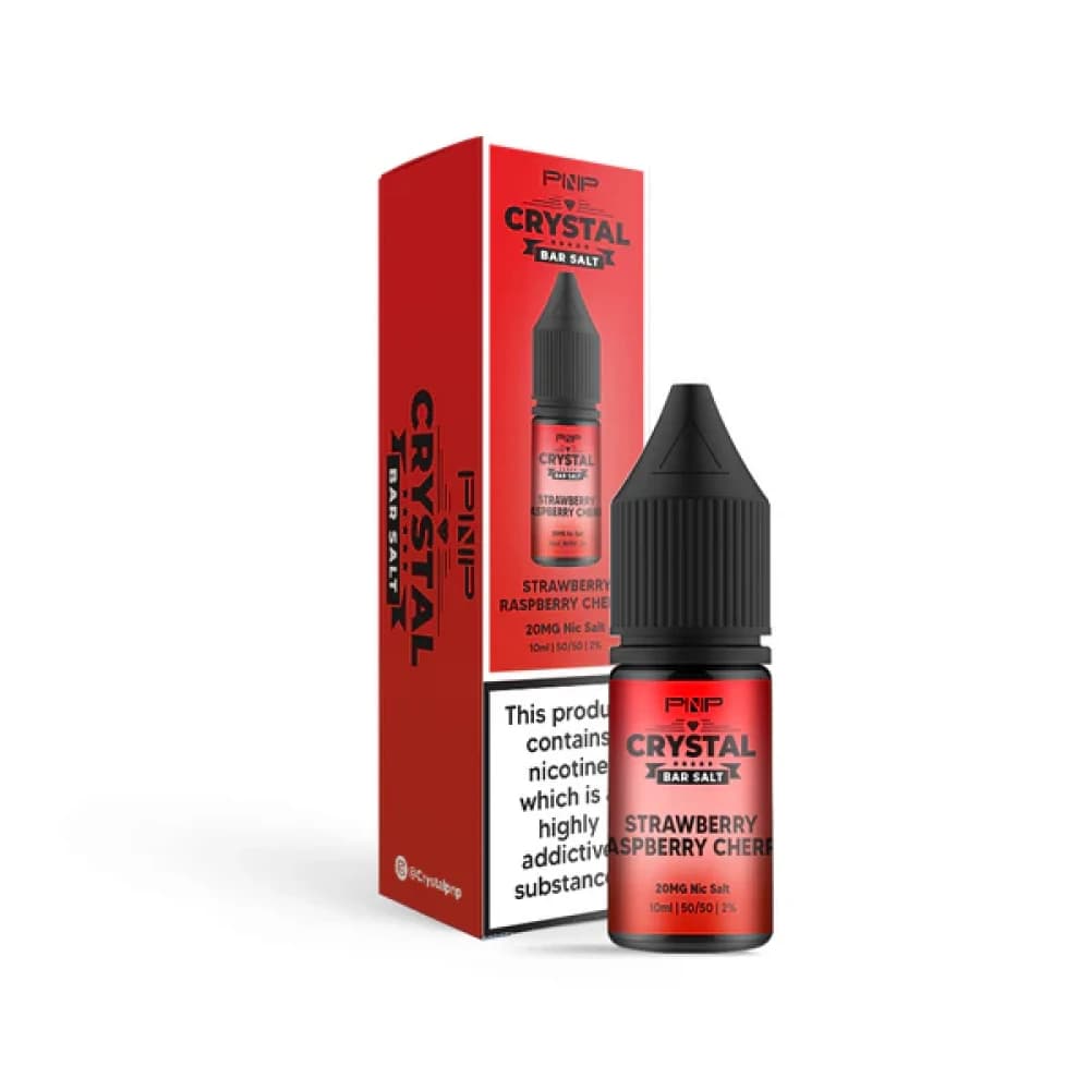  Strawberry Raspberry Cherry / 10mg PNP Crystal Nic Salts 10ml Box of 10