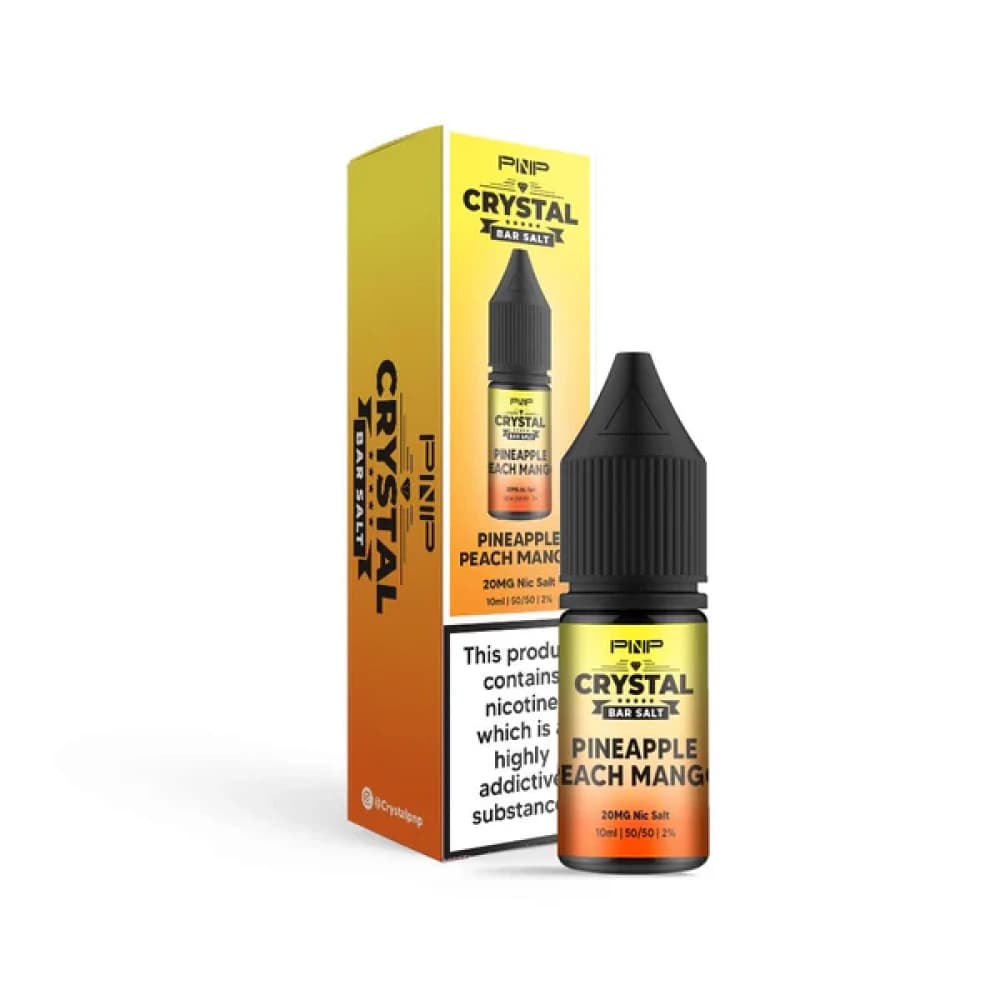  Pineapple Peach Mango / 20mg PNP Crystal Nic Salts 10ml Box of 10
