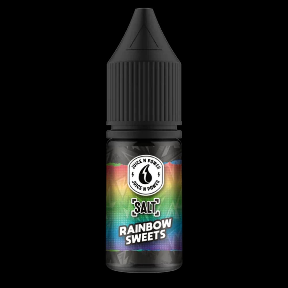  Rainbow Sweets / 20mg Juice N Power Nic Salts 10ml Box of 10