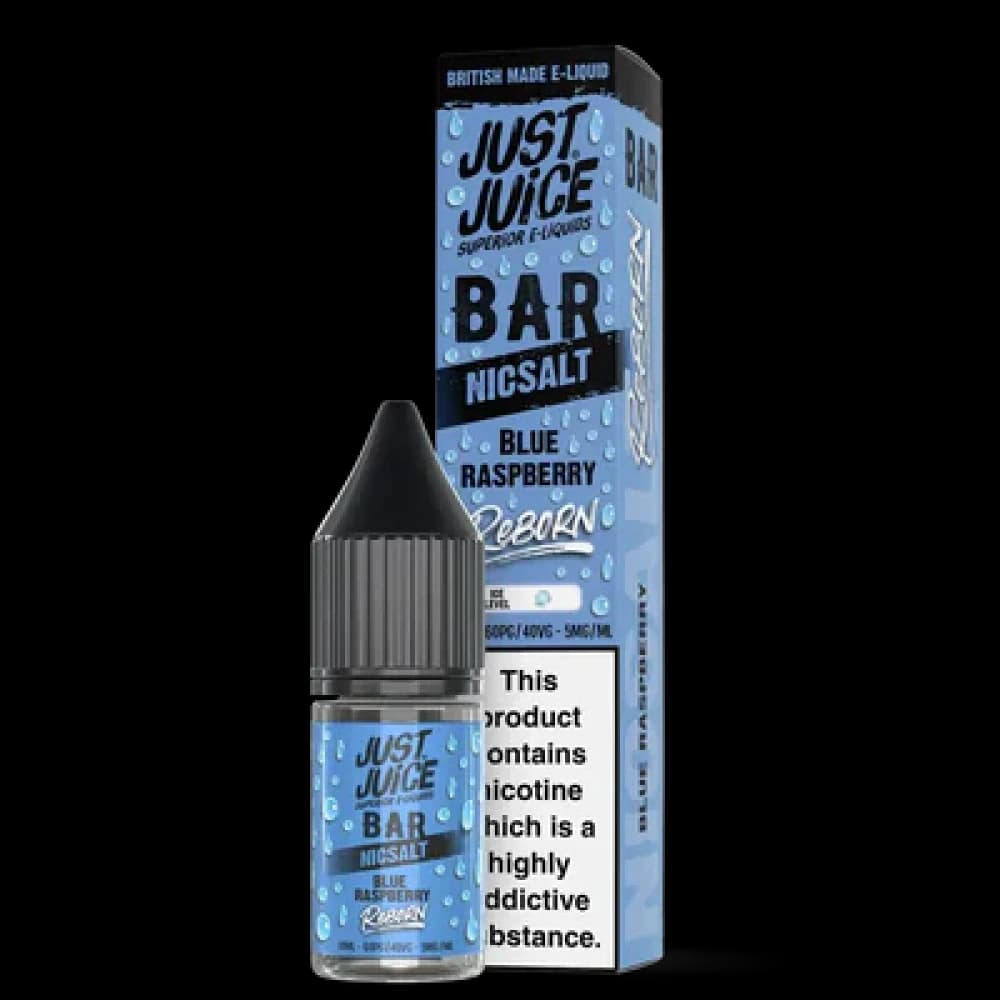  Blue Raspberry / 20mg Just Juice Bar Reborn Nic Salt 10ml E-liquid Box of 10