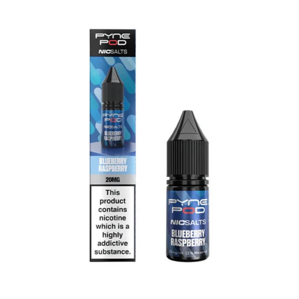  Blueberry Raspberry / 10mg Pyne Pod Nic Salts 10ml E-liquid Box of 10