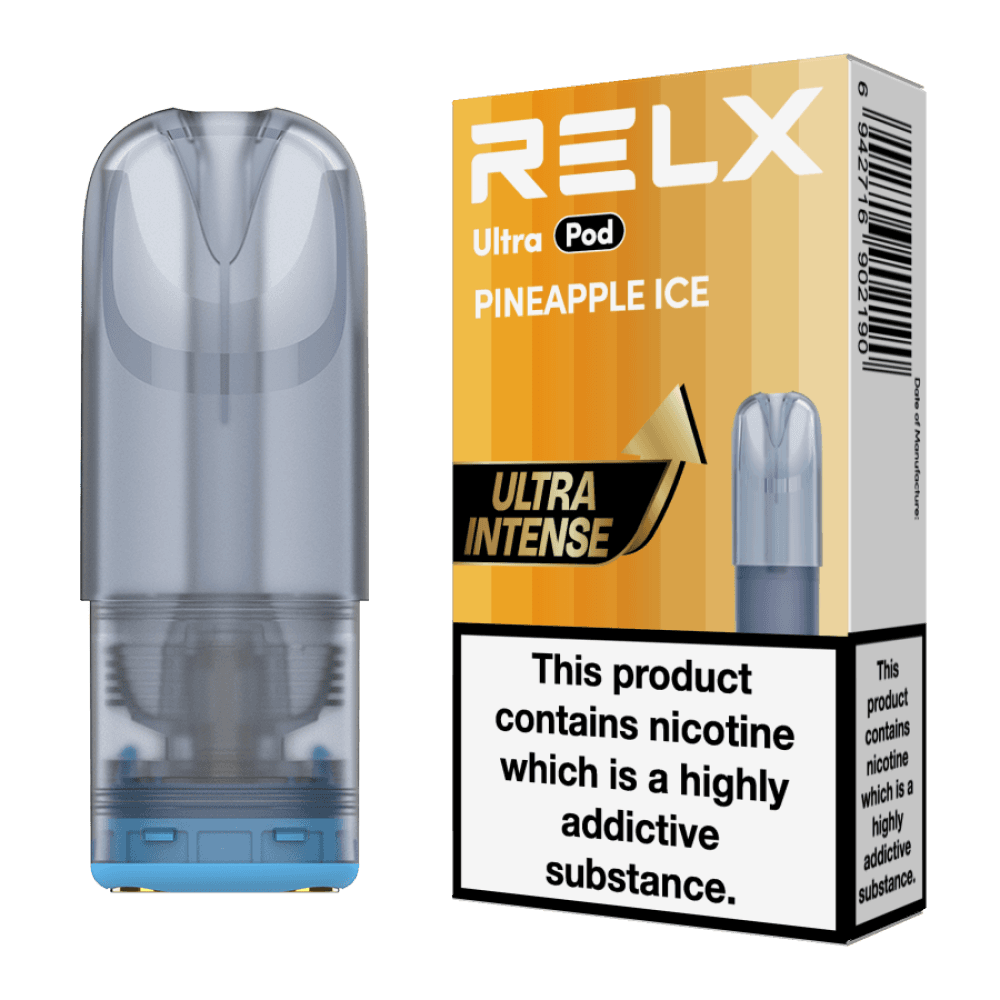  Pineapple Ice Relx Ultra Refill Pods Box of 5