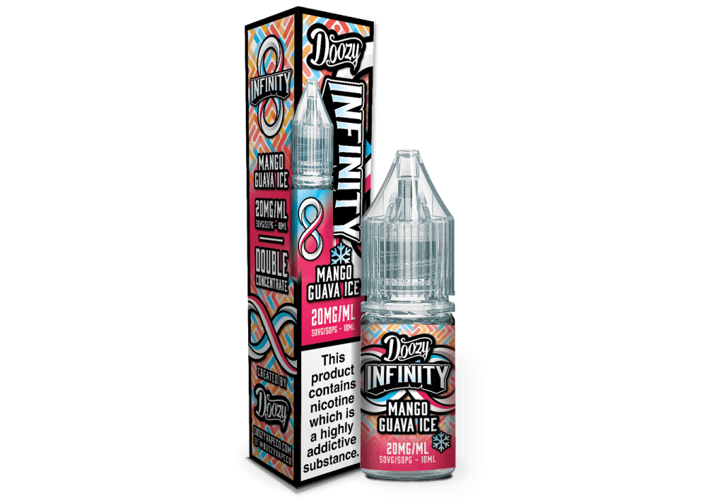  Mango Guava Ice / 20mg Doozy Infinity Nic Salts e liquids 10ml Box of 10