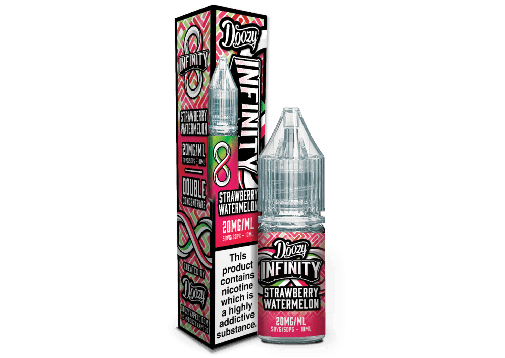  Strawberry Watermelon / 20mg Doozy Infinity Nic Salts e liquids 10ml Box of 10