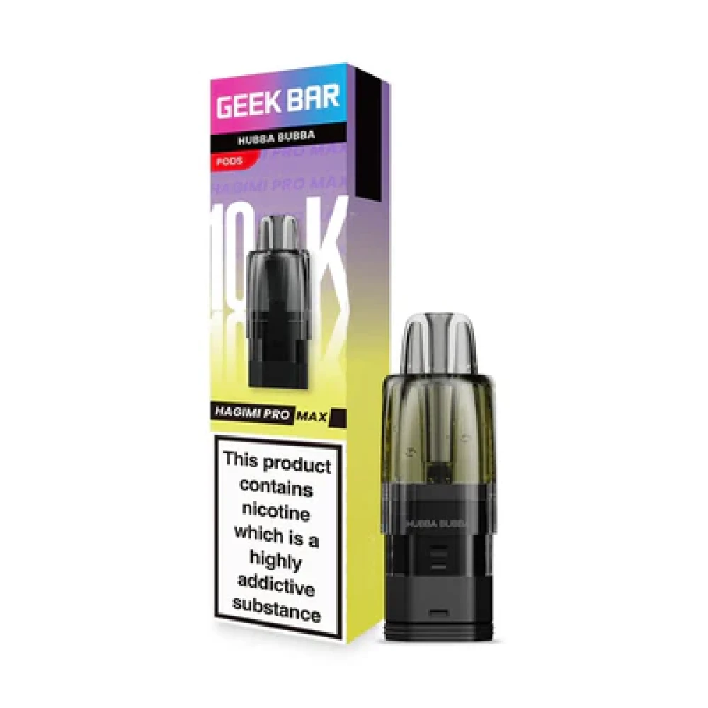  Hub Bub Geekbar Hagimi Pro Max 10k Refill Pods Box of 5
