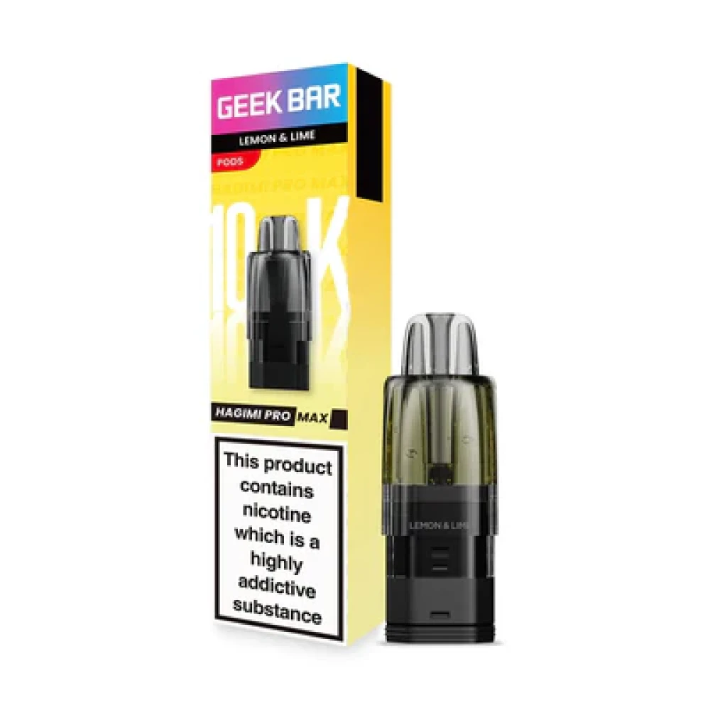  Lemon Lime Geekbar Hagimi Pro Max 10k Refill Pods Box of 5