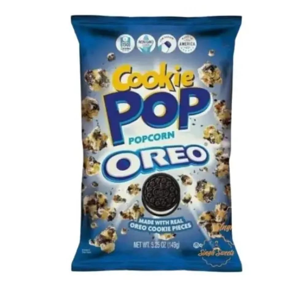  Oreo Popcorn Candy Pop Popocorn 149g - 12pk