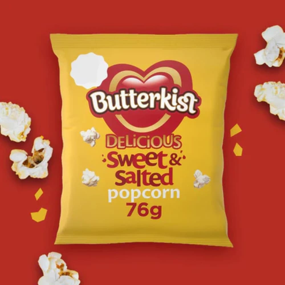  Sweets & Salted Butterkist Popcorn 70g - 15pk