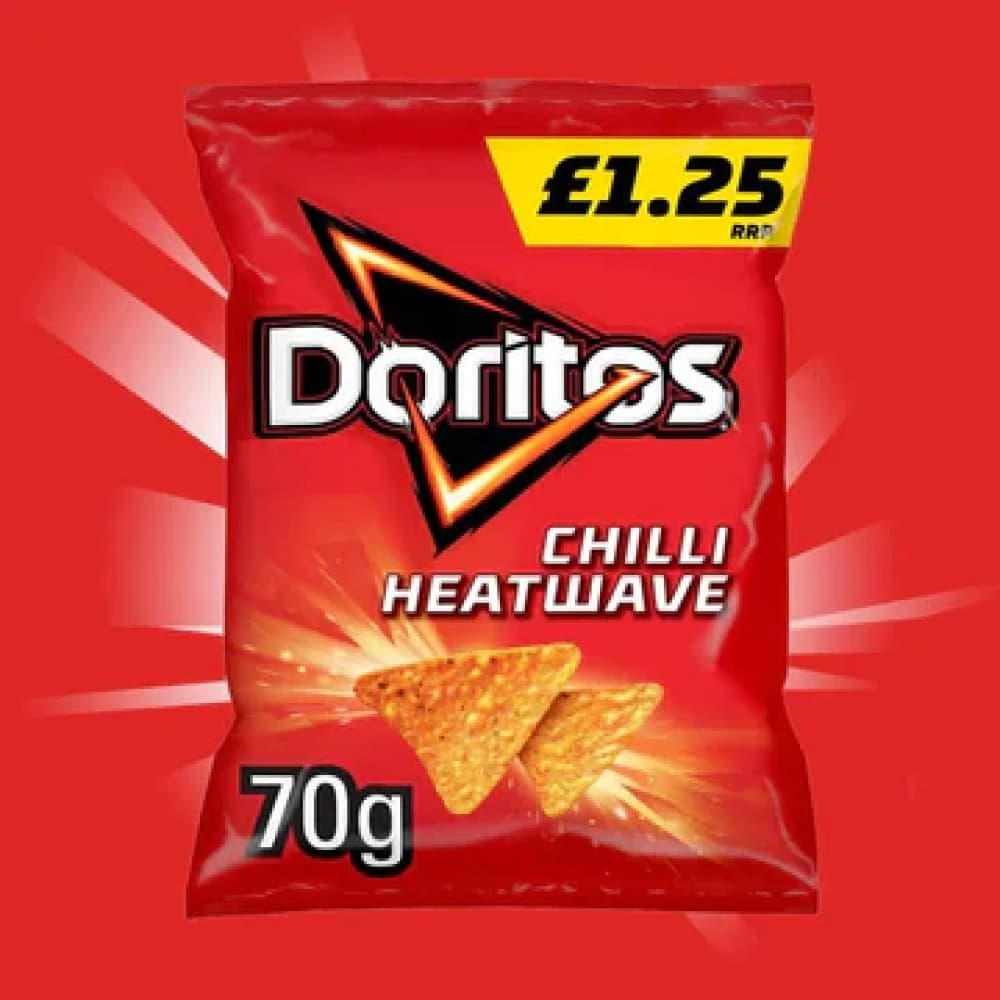  Chilli Heatwave Doritos Crisps 70g - 18pk