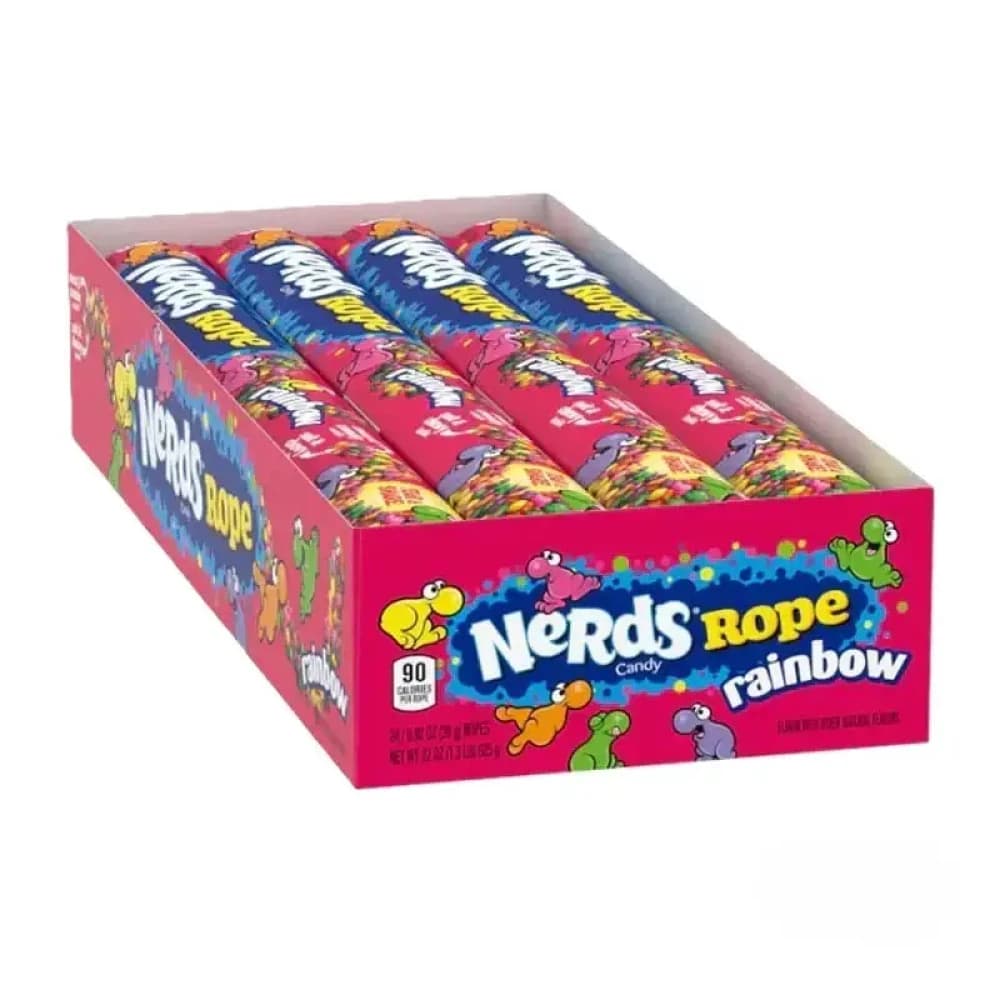  Rainbow Nerds Rope Candy 26g - 24pk