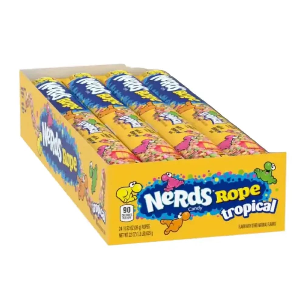  Tropical Nerds Rope Candy 26g - 24pk