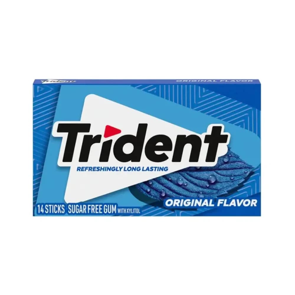  Original Trident Single Chewing Gum Pack - 14pcs