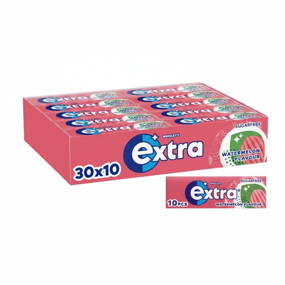  Watermelon Wrigley's Extra Sugre Free Chewing Gum 14g - 30pk