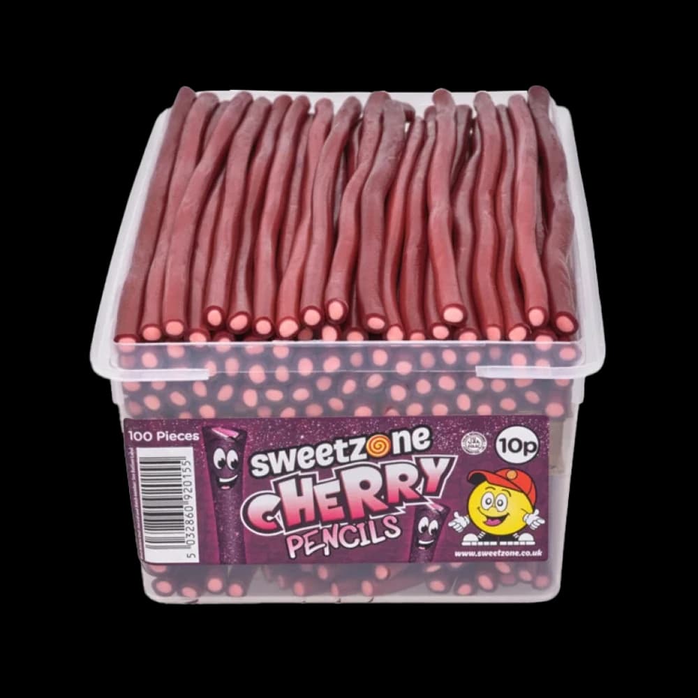  Cherry Pencils (805g) Sweetzone Pencils Candies 805g - 6 Tubs