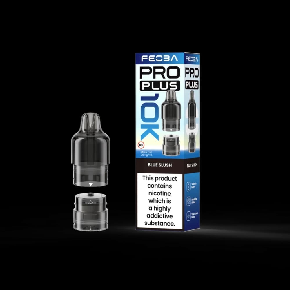  Blue Slush Feoba Pro Plus 10k Refill Pods Box of 5