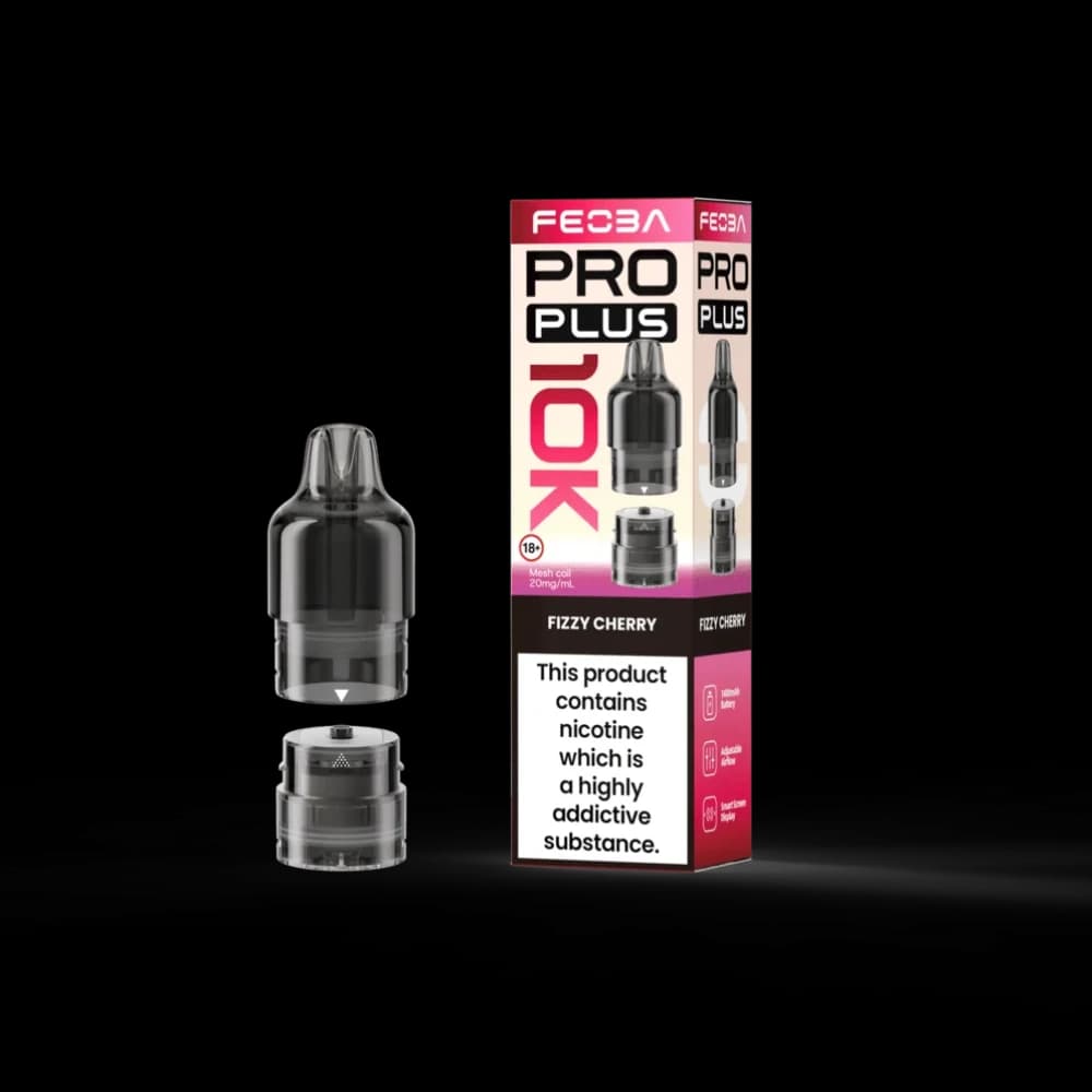  Fizzy Cherry Feoba Pro Plus 10k Refill Pods Box of 5