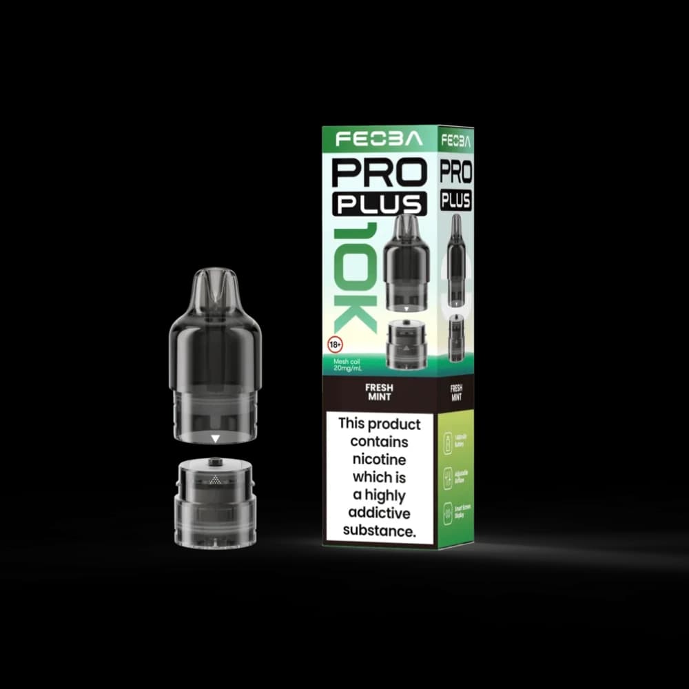  Fresh Mint Feoba Pro Plus 10k Refill Pods Box of 5