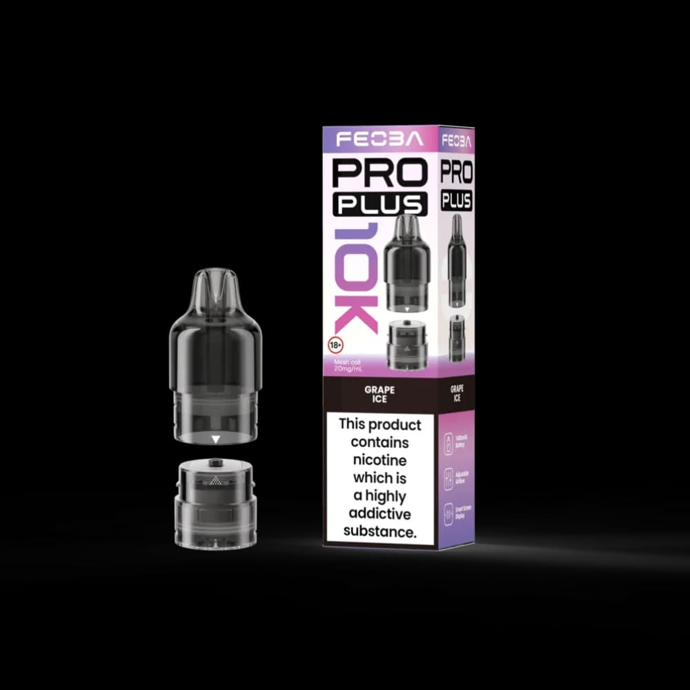  Grape Ice Feoba Pro Plus 10k Refill Pods Box of 5