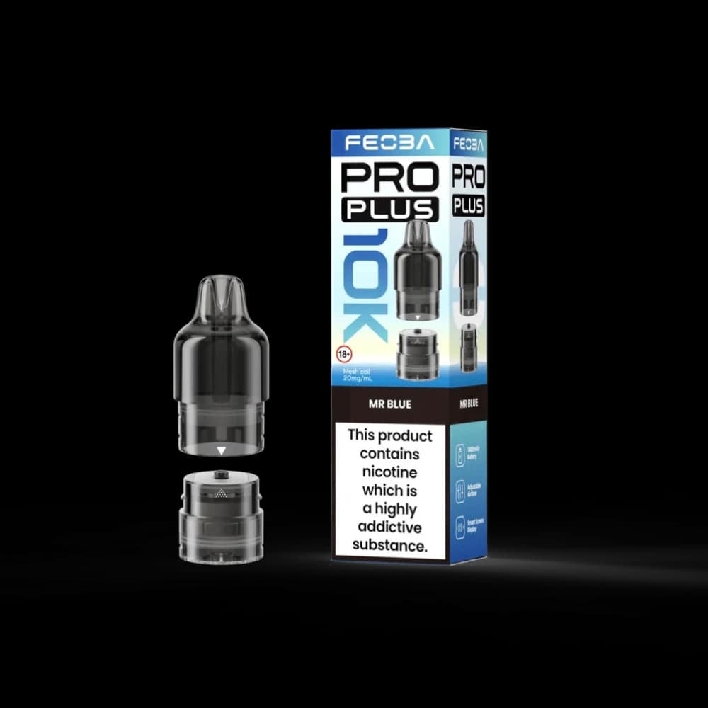  Mr Blue Feoba Pro Plus 10k Refill Pods Box of 5