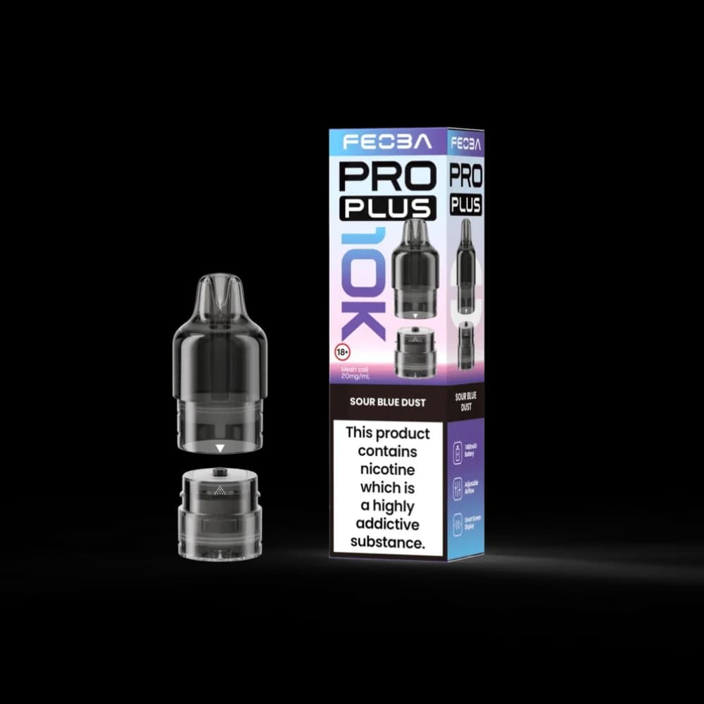  Sour Blue Dust Feoba Pro Plus 10k Refill Pods Box of 5