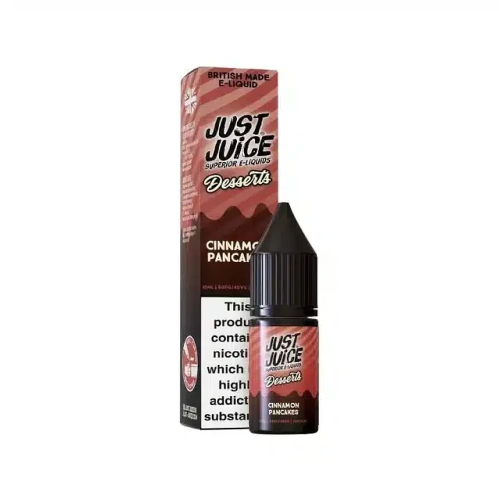  Cinnamon Pancakes / 20mg Just Juice Desserts Nic Salts 10ml Box of 10