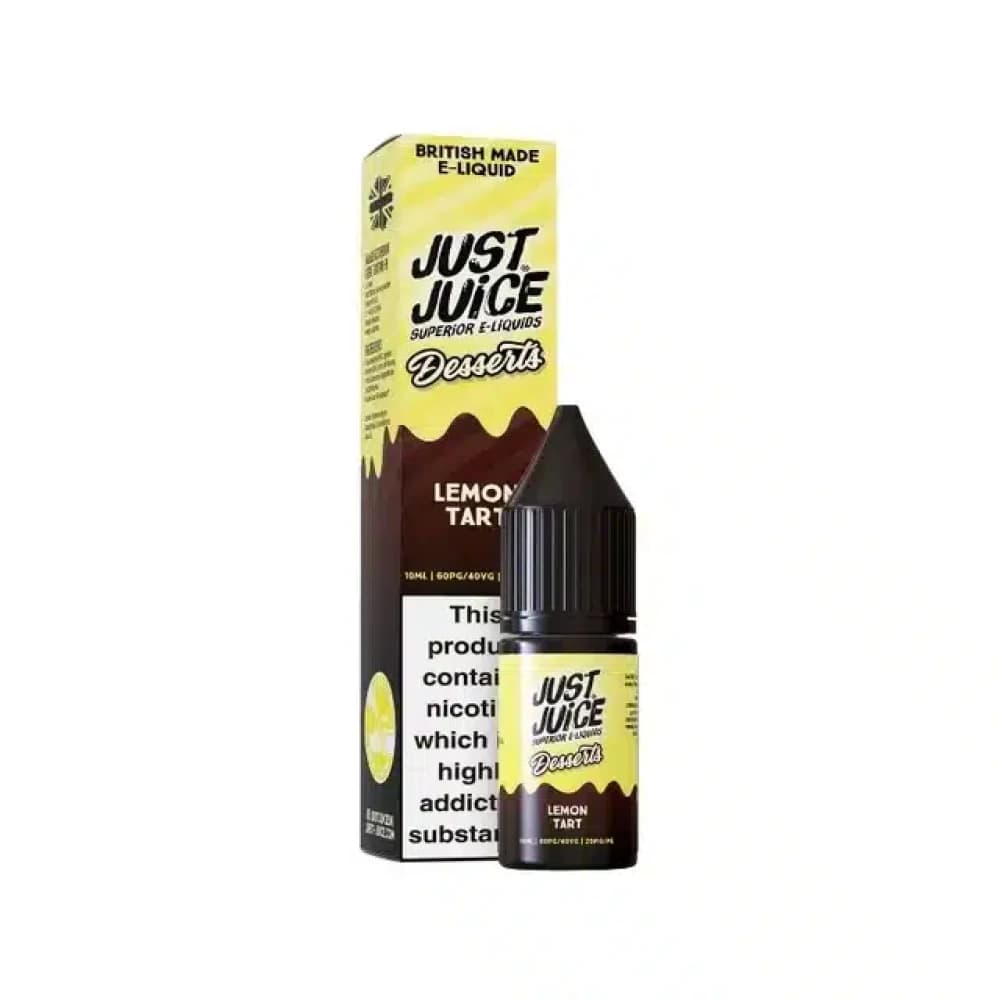  Lemon Tart / 5mg Just Juice Desserts Nic Salts 10ml Box of 10