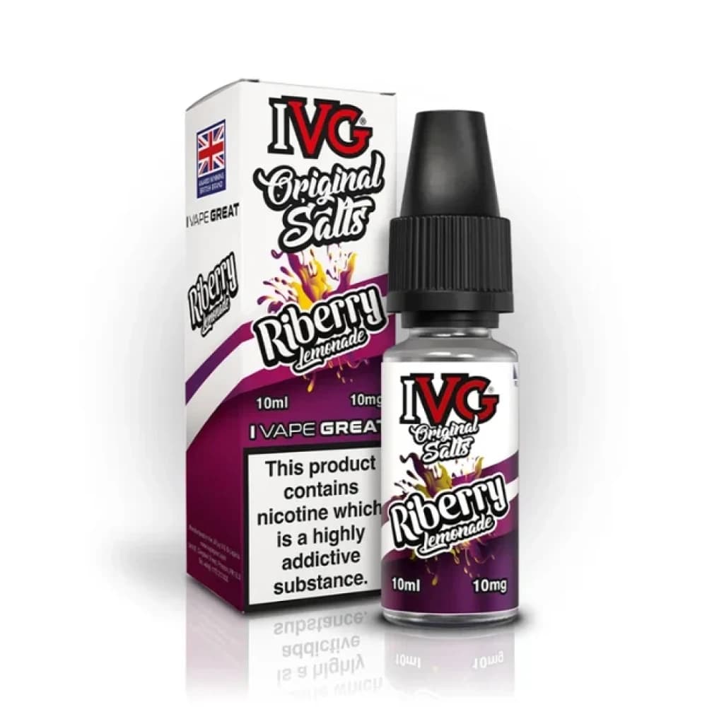  Ribbery Lemonade / 20mg IVG Original Salts 10ml Box of 10