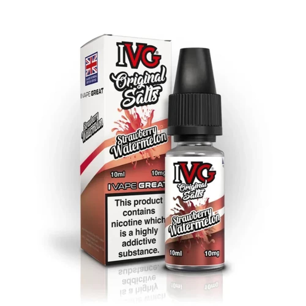  Strawberry Watermelon / 10mg IVG Original Salts 10ml Box of 10