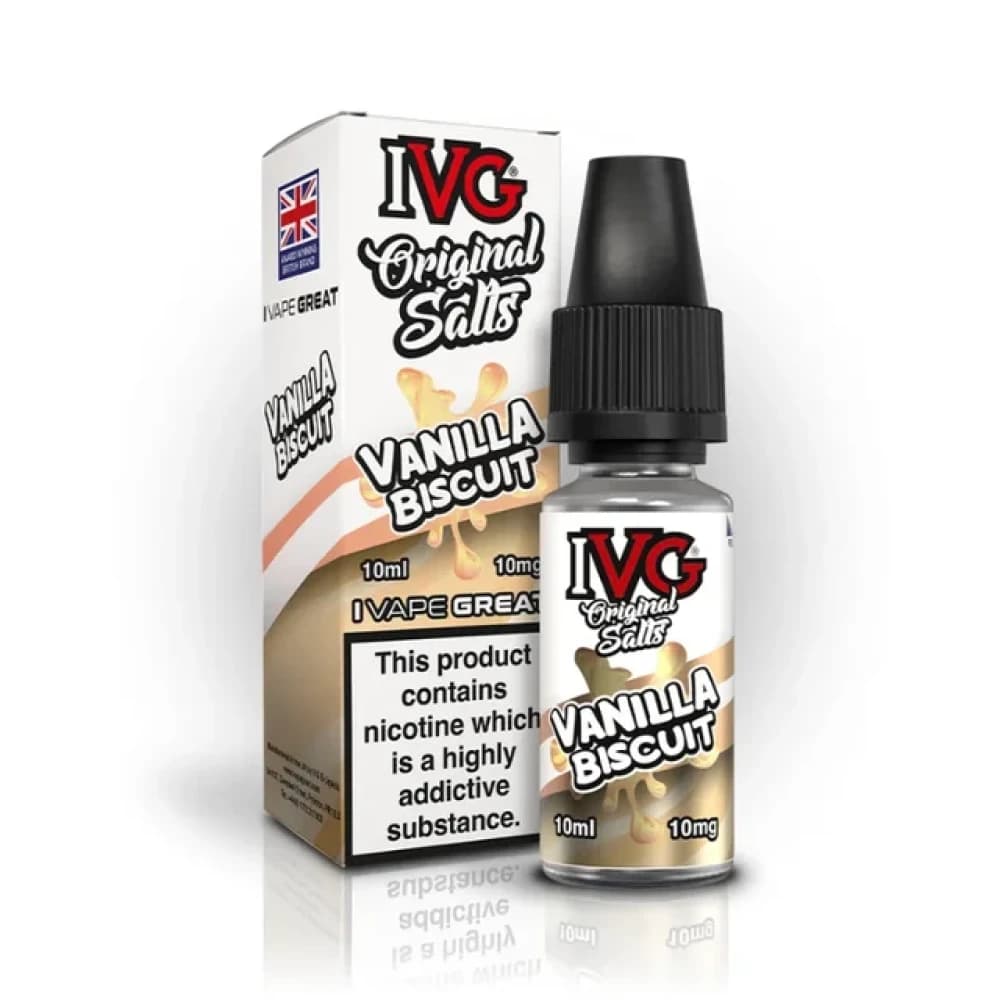  Vanila Biscuit / 20mg IVG Original Salts 10ml Box of 10