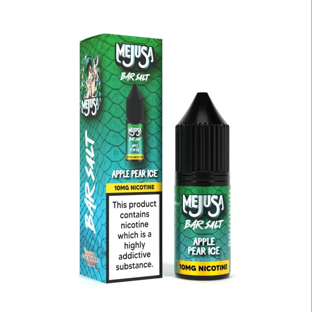  Apple Pear Ice / 10mg Mejusa 10ml Nic Salt E Liquids Box of 10