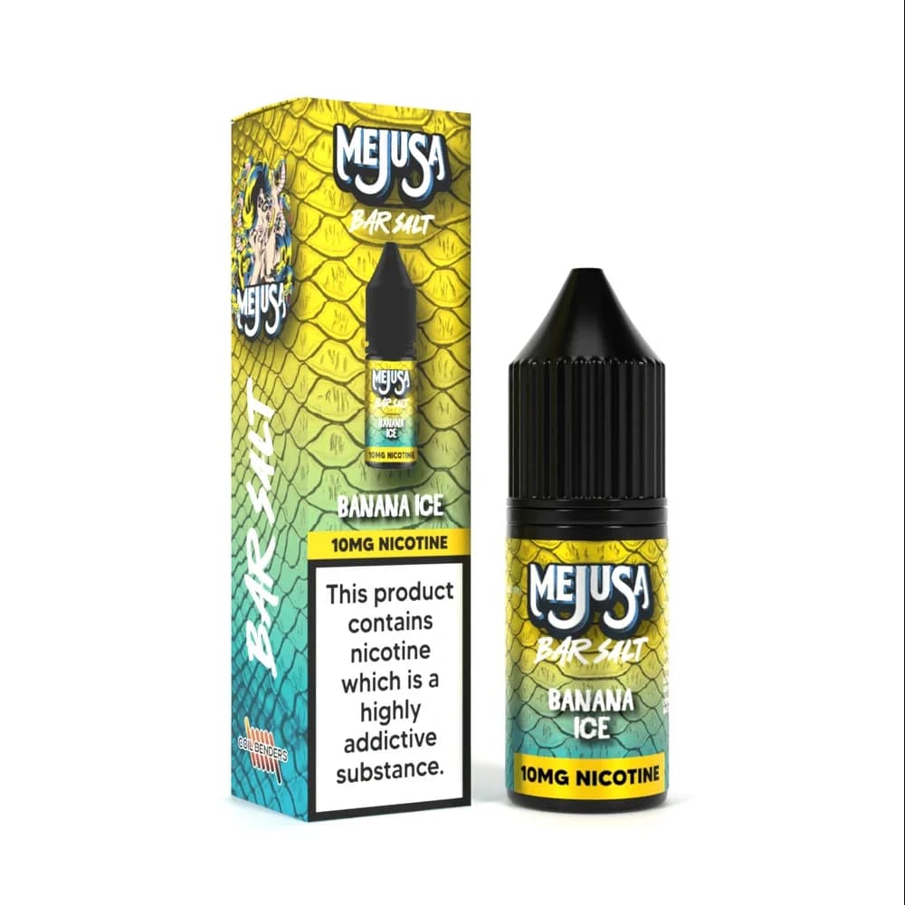  Banana Ice / 20mg Mejusa 10ml Nic Salt E Liquids Box of 10