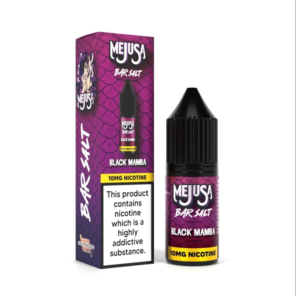  Black Mamba / 10mg Mejusa 10ml Nic Salt E Liquids Box of 10