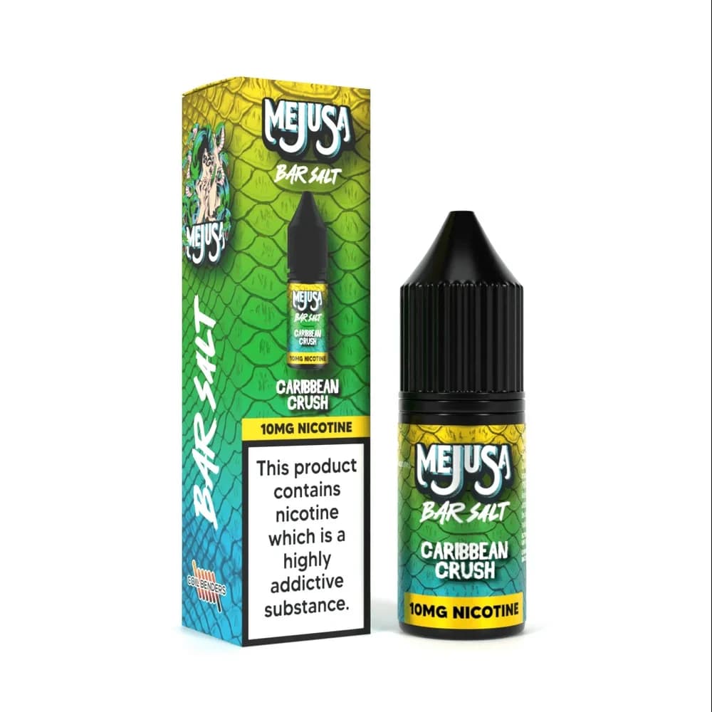  Caribbean Crush / 10mg Mejusa 10ml Nic Salt E Liquids Box of 10
