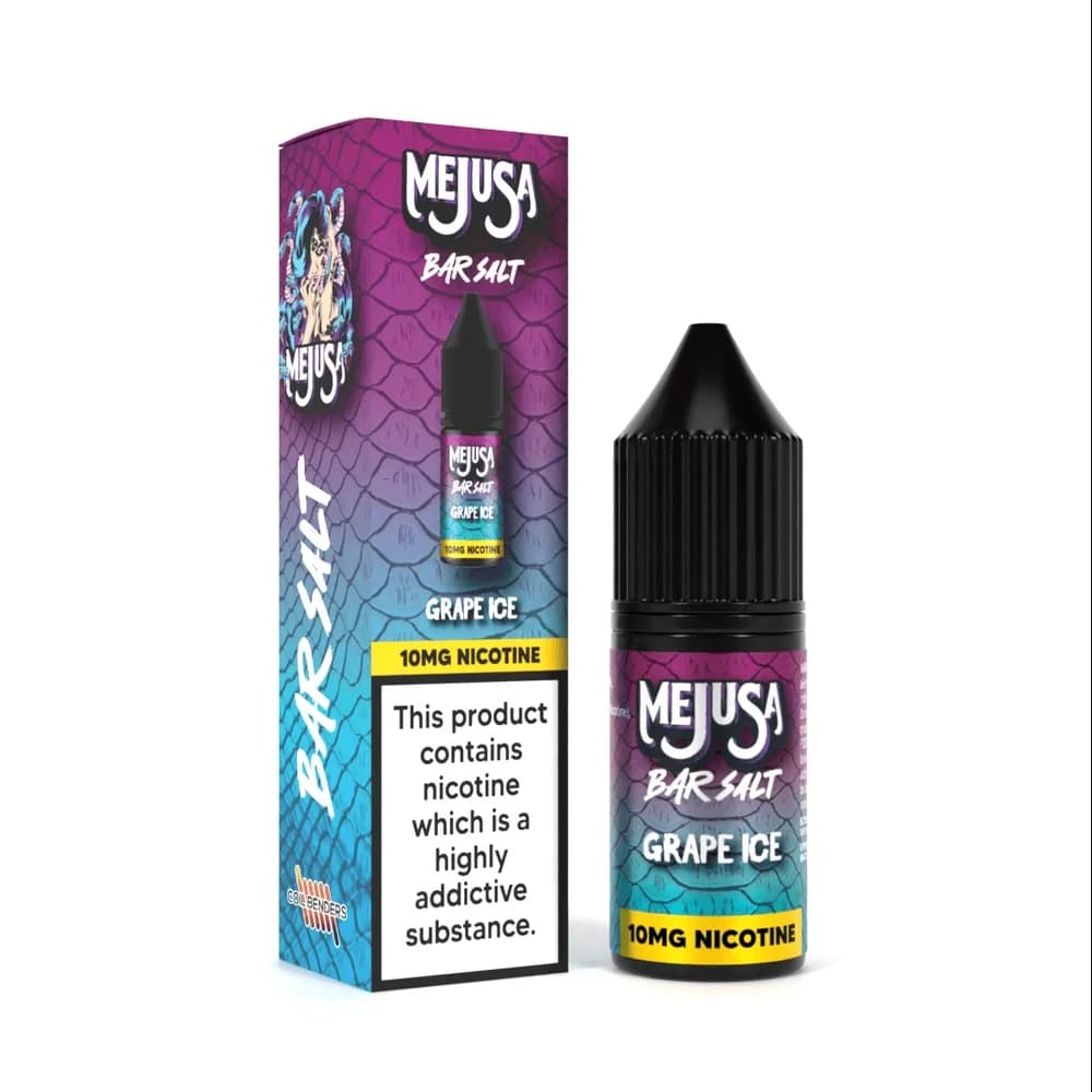  Grape Ice / 10mg Mejusa 10ml Nic Salt E Liquids Box of 10