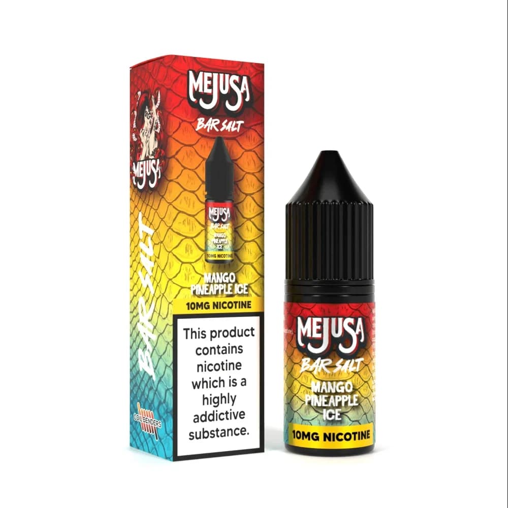  Mango Pineapple Ice / 20mg Mejusa 10ml Nic Salt E Liquids Box of 10