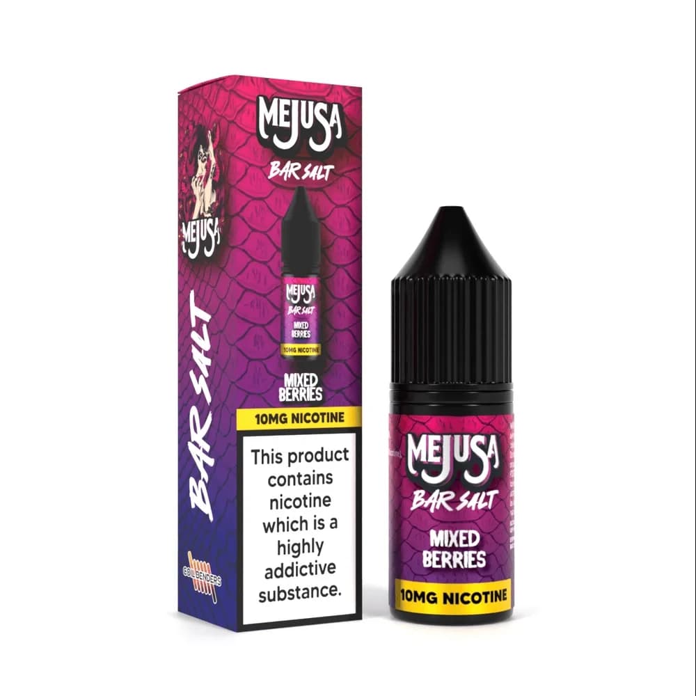  Mixed Berries / 10mg Mejusa 10ml Nic Salt E Liquids Box of 10