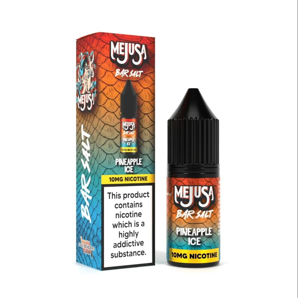  Pineapple Ice / 20mg Mejusa 10ml Nic Salt E Liquids Box of 10