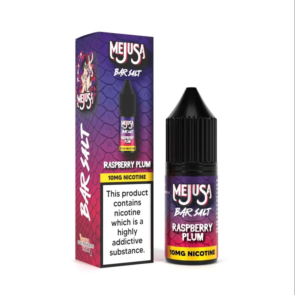  Raspberry Plum / 10mg Mejusa 10ml Nic Salt E Liquids Box of 10