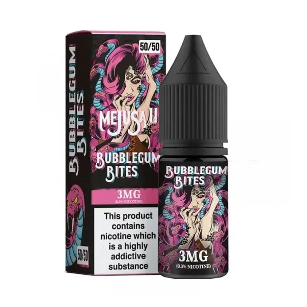 Bubblegum Bites / 5mg Mejusa 10ml Nic Salt E Liquids Box of 10