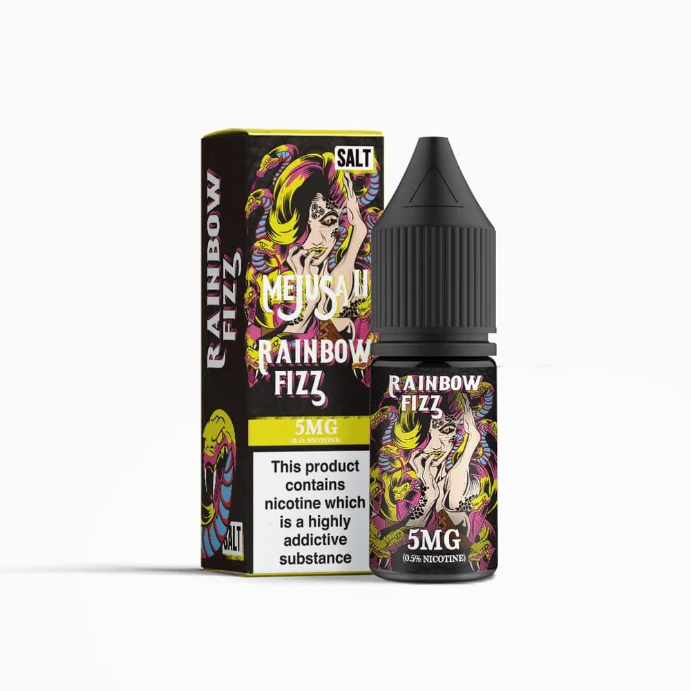  Rainbow Fizz / 10mg Mejusa II Nic Salt 10ml E-Liquid Box of 10